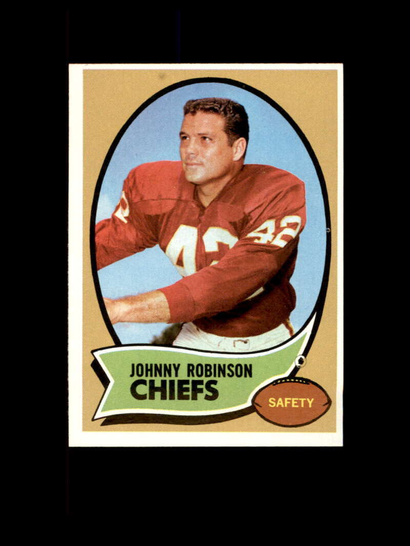 1970 Topps Football #129 Johnny Robinson STARX 6 EX/MT (CS810184
