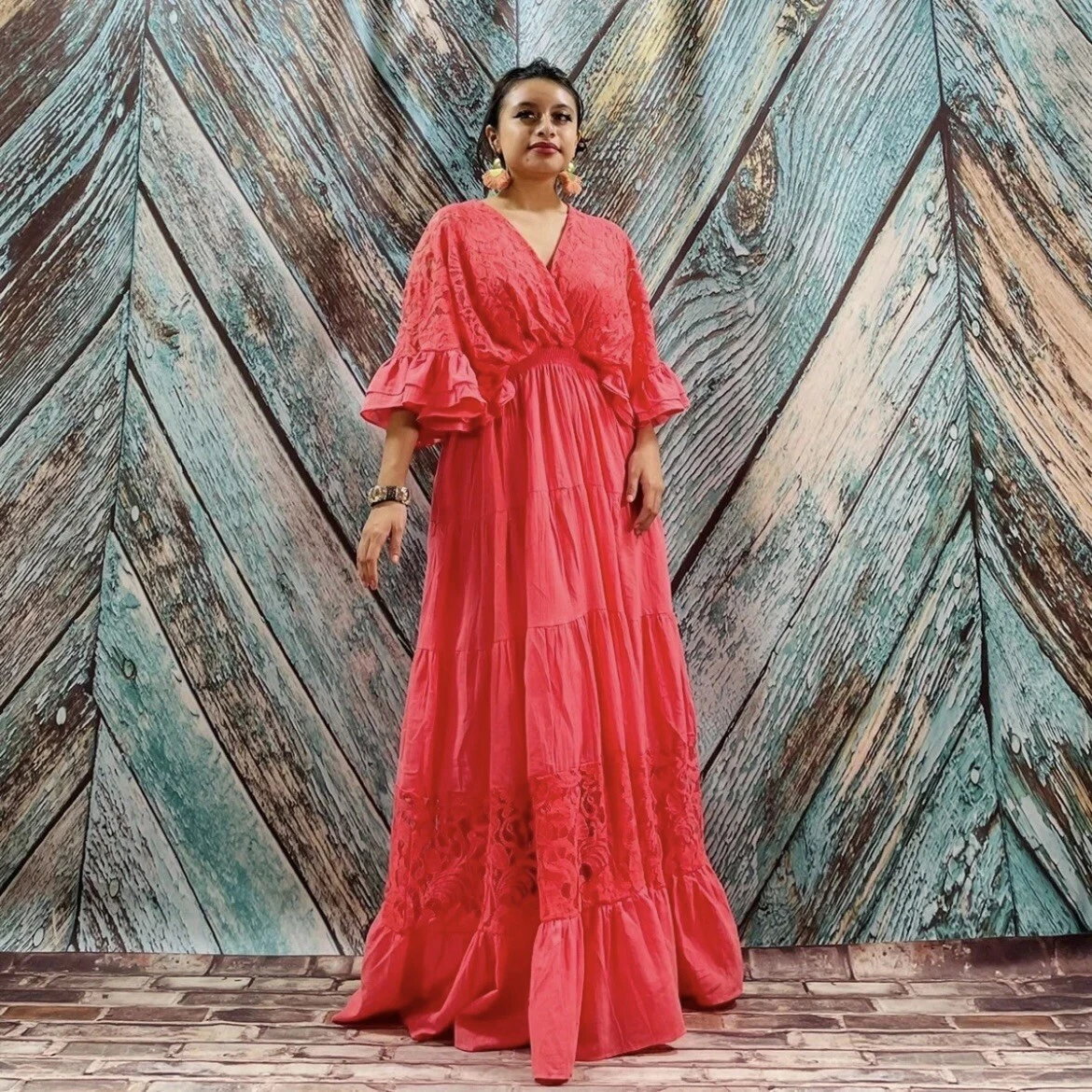 Ebay cotton cheap maxi dress