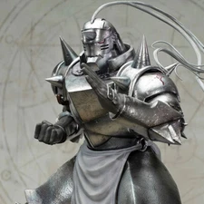 FIRST 4 FIGURES F4F Fullmetal Alchemist Alphonse Elric Silver Statue Figure NEW