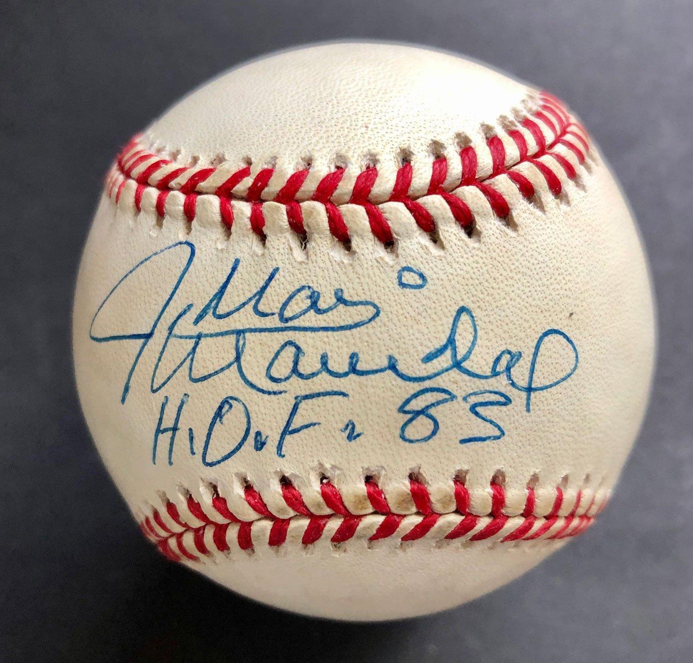 Juan Marichal Signed And Inscribed HOF 83 Rawlings Coleman NL Baseball (JSA RR57