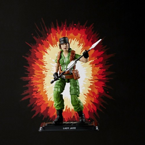 Gi Joe Retro Series Lady Jaye Action Figure 12 cm Hasbro - Picture 6 of 10