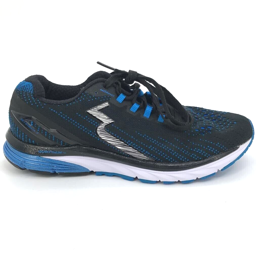 361 Degrees Men's Strata 3 Blue Black Running Shoes Lace-Up 8M