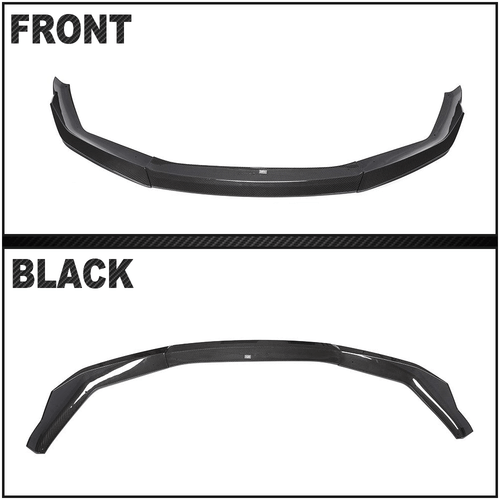 Fit For BMW 5Series F90 M5 Sedan 2021 Real Carbon Fiber Front Bumper Lip Spoiler - Picture 12 of 13