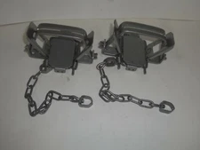 2 Duke #2 Dogless 4 Coil Coil Spring Traps Trapping Supplies Coyote Bobcat Fox