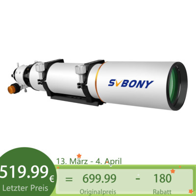 SVBONY SV503 Telescope 102ED F7 Extra Low Dispersion Achromatic Refractor OTA
