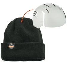 Ergodyne Feinstrickmütze N-Ferno 6811ZI, mit Anstoßkappe, schwarz 16811