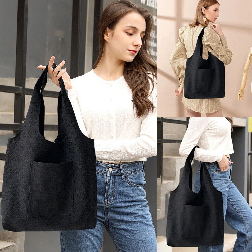 Borsa Shopping Tracolla In Tela Di Cotone Premium Faradini – Eco-friendly E Pieghevole - Foto 2