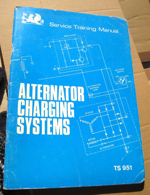 Original Vauxhall Lichtmaschine Ladesysteme Handbuch TS 951 & Ergänzung TS1041