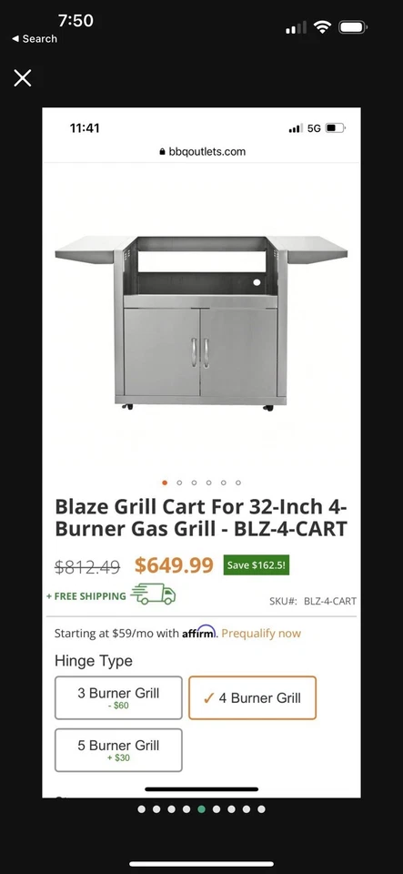 Blaze Grill Carts - Image 4 of 4