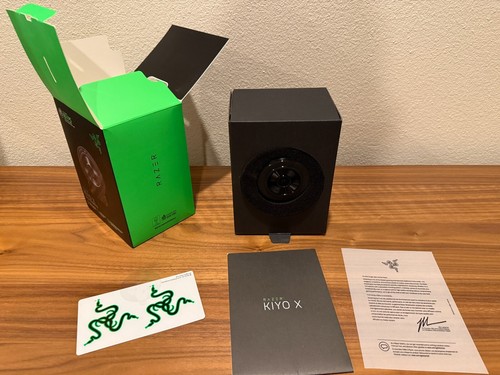 Razer Black Kiyo X Full HD Streaming Webcam RZ19-04170100-R3U1 Complete in box!