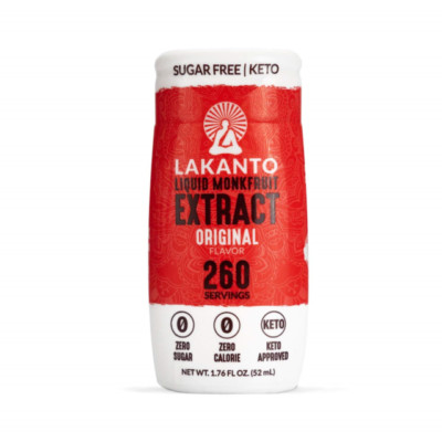 Lakanto Monkfruit Extract - Liquid Original 1.76 fl.oz BB 6/2025