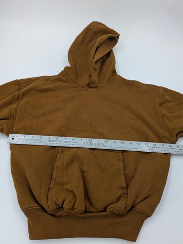 Yeezy YZY x Gap Kids Brown Hoodie Large Long-Sleeve Kanye West Pullover - Picture 5 of 15