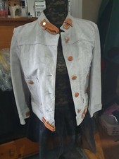 Limted Edition Armani Jeans Grey Suede Jacket