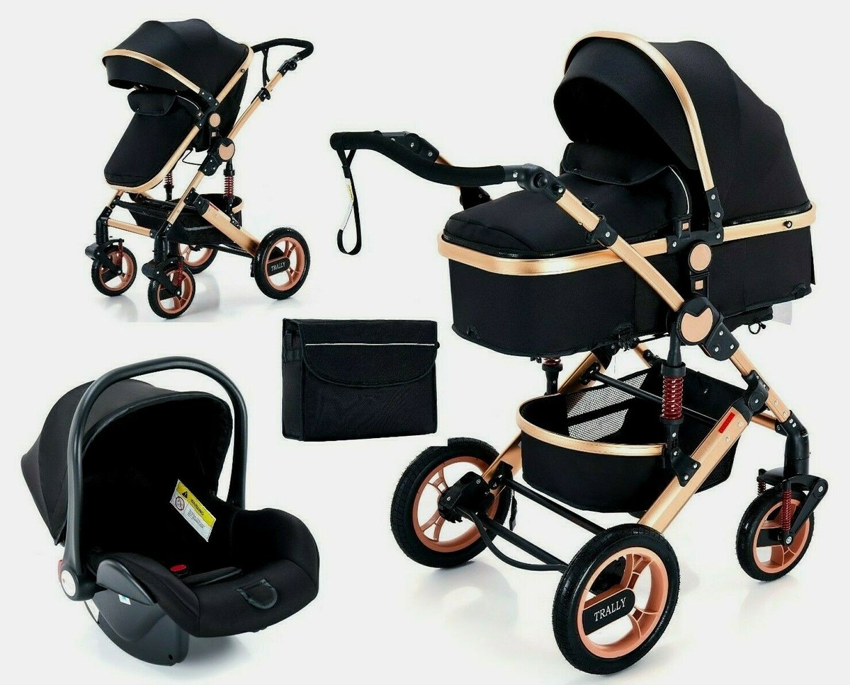 Trally 3 in 1 Kombi Kinderwagen Komplettset Buggy Reisebuggy Autositz Alu  800 | eBay.de