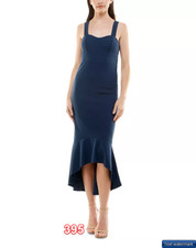 TRIXXI Juniors' High-Low Dress Navy 9 Junior Girl's Prom Dress Party Dress Gown