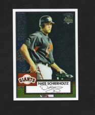 2007 Topps '52 Nate Schierholtz Rookie Chrome Parallel 1755/1952 TCRC21