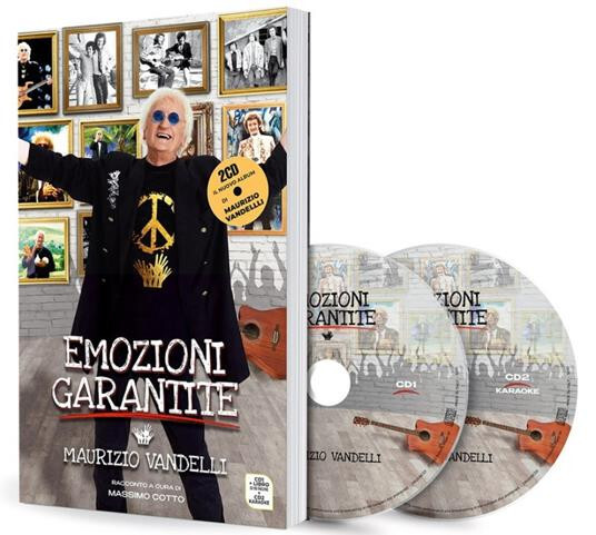 Vandelli Maurizio Emozioni Garantite (Tributo Lucio Battisti) Cd + Libro 100 Pag