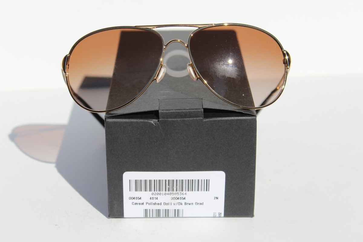 OAKLEY Caveat Sunglasses Womens Polished Gold/Dark Brown Gradient NEW OO4054-07 Oakley Women main image 3