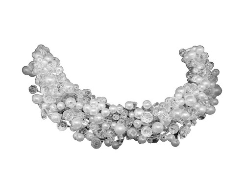 Giselle Bridal Beaded Pearl Tiara | eBay display picture 1