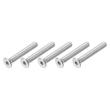 5Pcs M8x60mm Flat Socket Head Countersunk Machine Screws 304 Stainless Steel