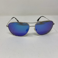 MAUI JIM CLIFF HOUSE Sunglasses MJ247-17 Silver /Blue Hawaii POLARIZED KG25