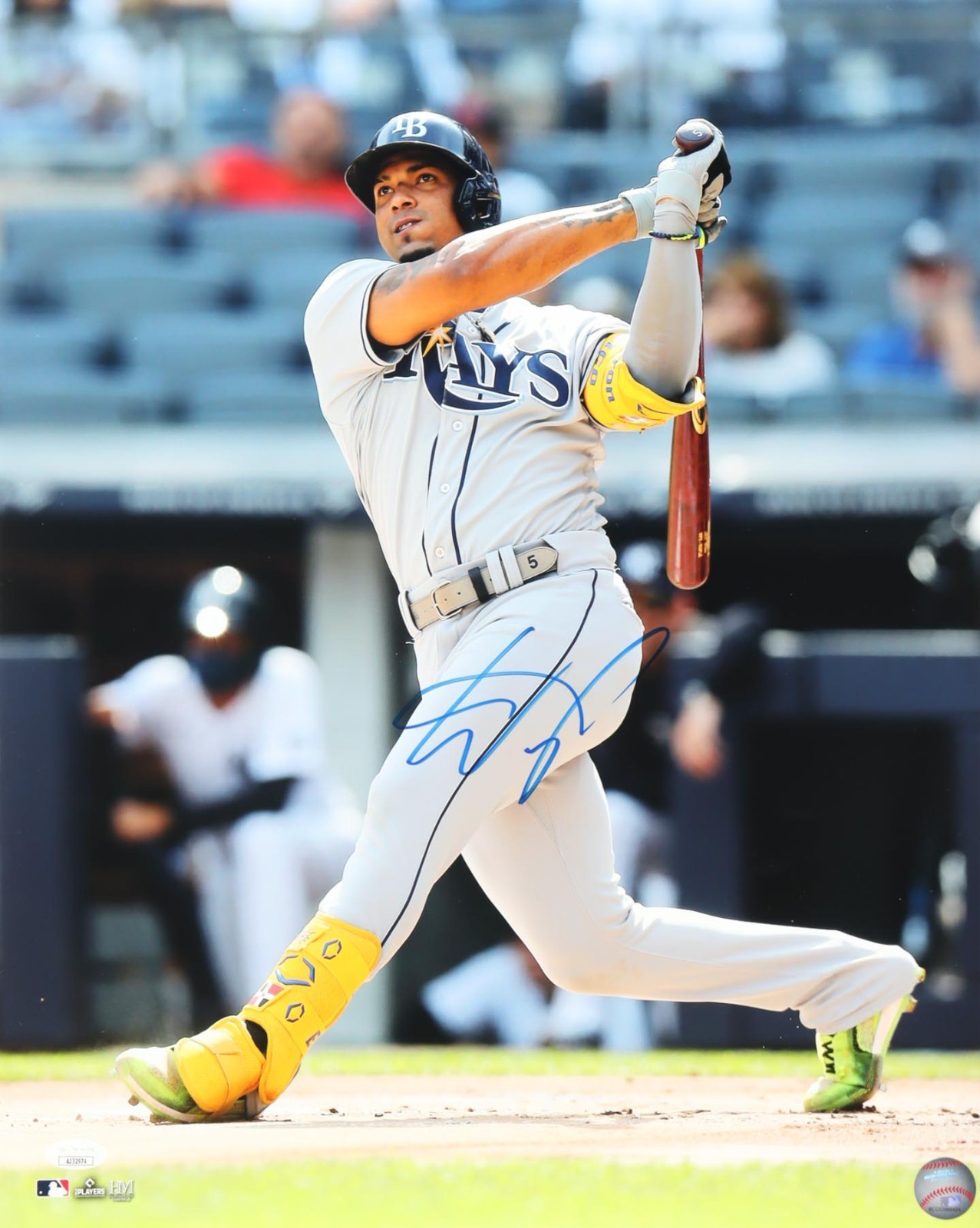 WANDER FRANCO Autographed Signed Tampa Bay Rays 16x20 Photo (JSA Authentication) 
