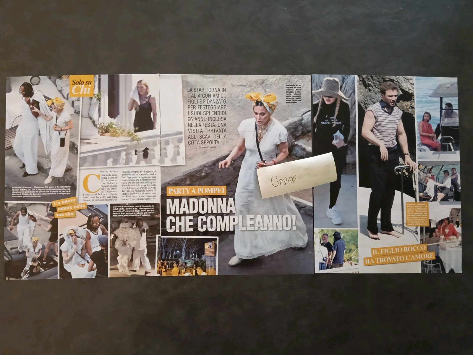 MADONNA LUIS VERONICA CICCONE Ritaglio Clipping 2024