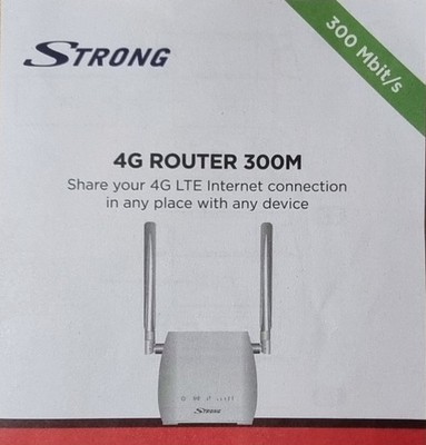 STRONG LTE  Router 4G WLAN 300M LTE-150 Mbit/S LAN-Port ext. Antennnen