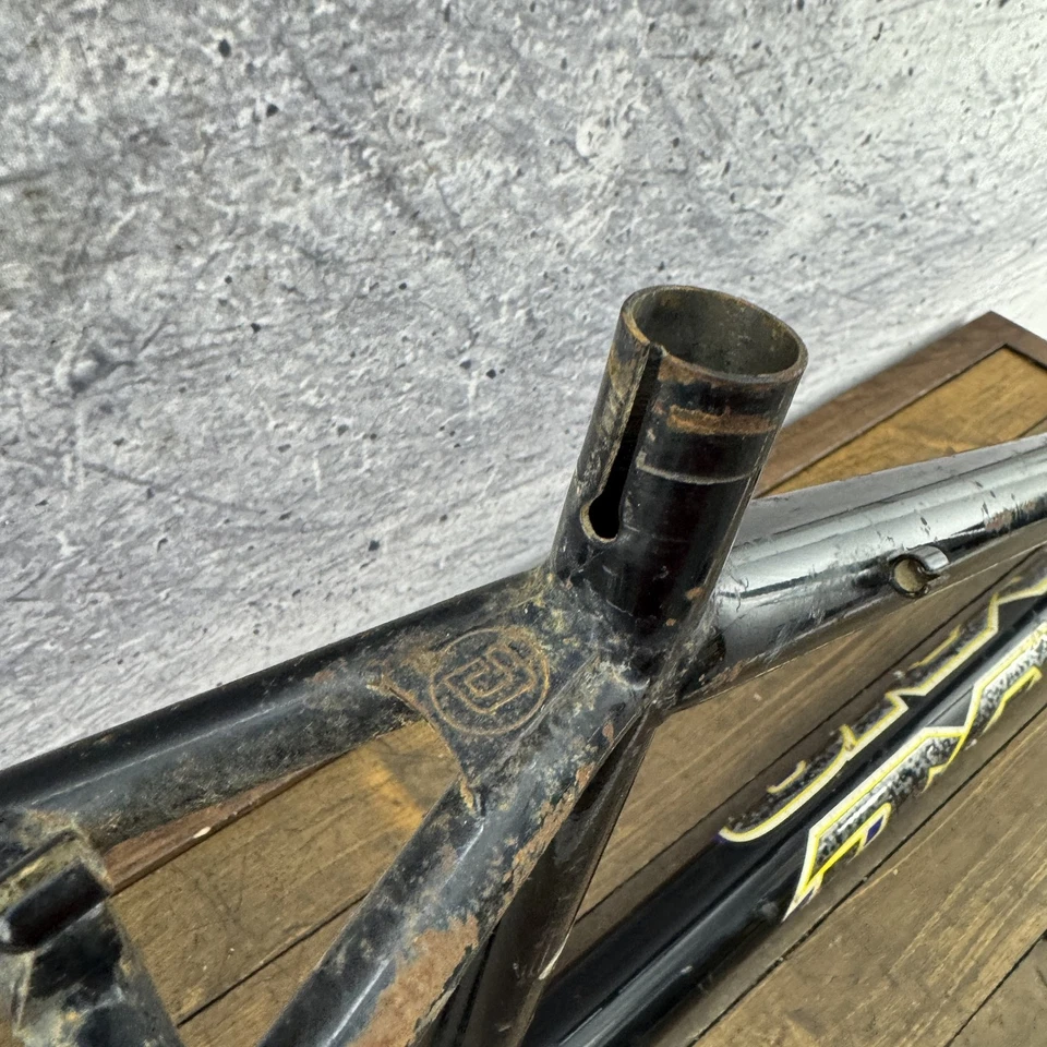 Cuadro de Bicicleta BMX Dyno VFR de Colección Acero Negro Mid School 20" GT Old School Racing Foto 4 de 4