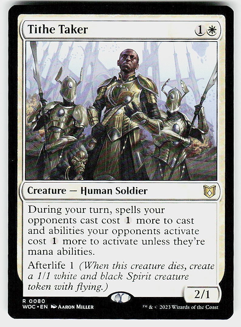 Tithe Taker Commander: Wilds of Eldraine 80 NM