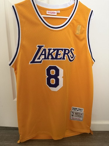 Kobe Bryant #8 LA Lakers Mitchell & Ness Rookie Jersey M40