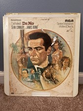 Dr. No CED VideoDisc - James Bond 007 - 1982 - Untested