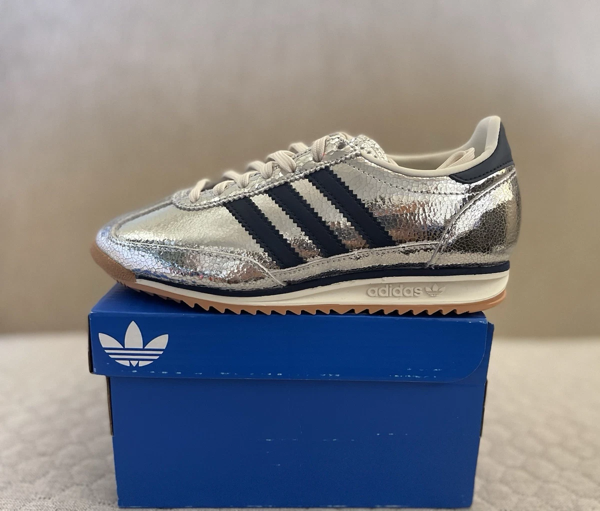 アディダス SL 72 OG W シルバー 7 （24cm） adidas SL72 OG Silver Metallic Collegiate Navy W for sale | eBay