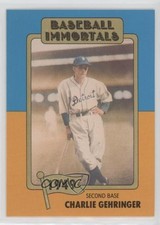 1980-84 SSPC Baseball Immortals 1st Printing Charlie Gehringer #57 HOF 2k3