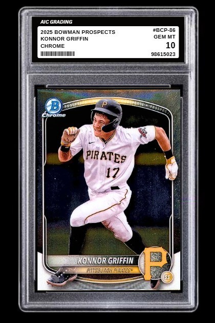 2025 Konnor Griffin Bowman Prospects Chrome Rookie Card #BCP-86 