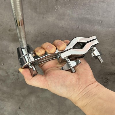 Trommelverlängerung Ständer Klemmen Metallknopf Klemme Schnellspanner Universal Trommelklemme