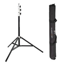 Flashpoint Pro Heavy-Duty Air-Cushioned Light Stand White, 7.2'