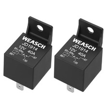 Pack JD1914 Car Relay, 1V 40A, 5 Pin SPDT, Automotive Switches and Starters, 2