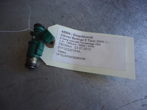 Citroen Berlingo Einspritzventil 01F02320163A 1.4i 55kW KFW 48894