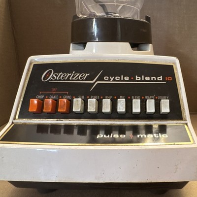 Osterizer Cycle Blend 10 Pulse Matic Electric Blender 375W 5 Cup Jar Ice Crush