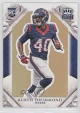 2015 Panini Crown Royale Rookie Gold 66/99 Kurtis Drummond #129 0a3