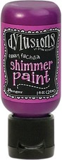 Dylusions Shimmer Paint 1oz-Funky Fuchsia - 3 Pack