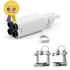 4 in 1 PTFE Tube Adapter Connector for A1 A1 Mini 3D Printer Accessories