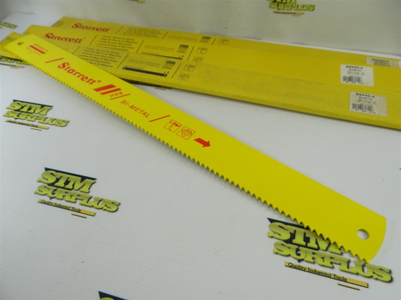 3 NEW!!! STARRETT BI-METAL POWER HACKSAW BLADES 22" X 2-1/8" X 4TPI