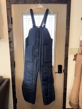 Vtg Walls Blizzard Pruf Bib Snow Pants Insulated Overalls Ski Snowmobile M