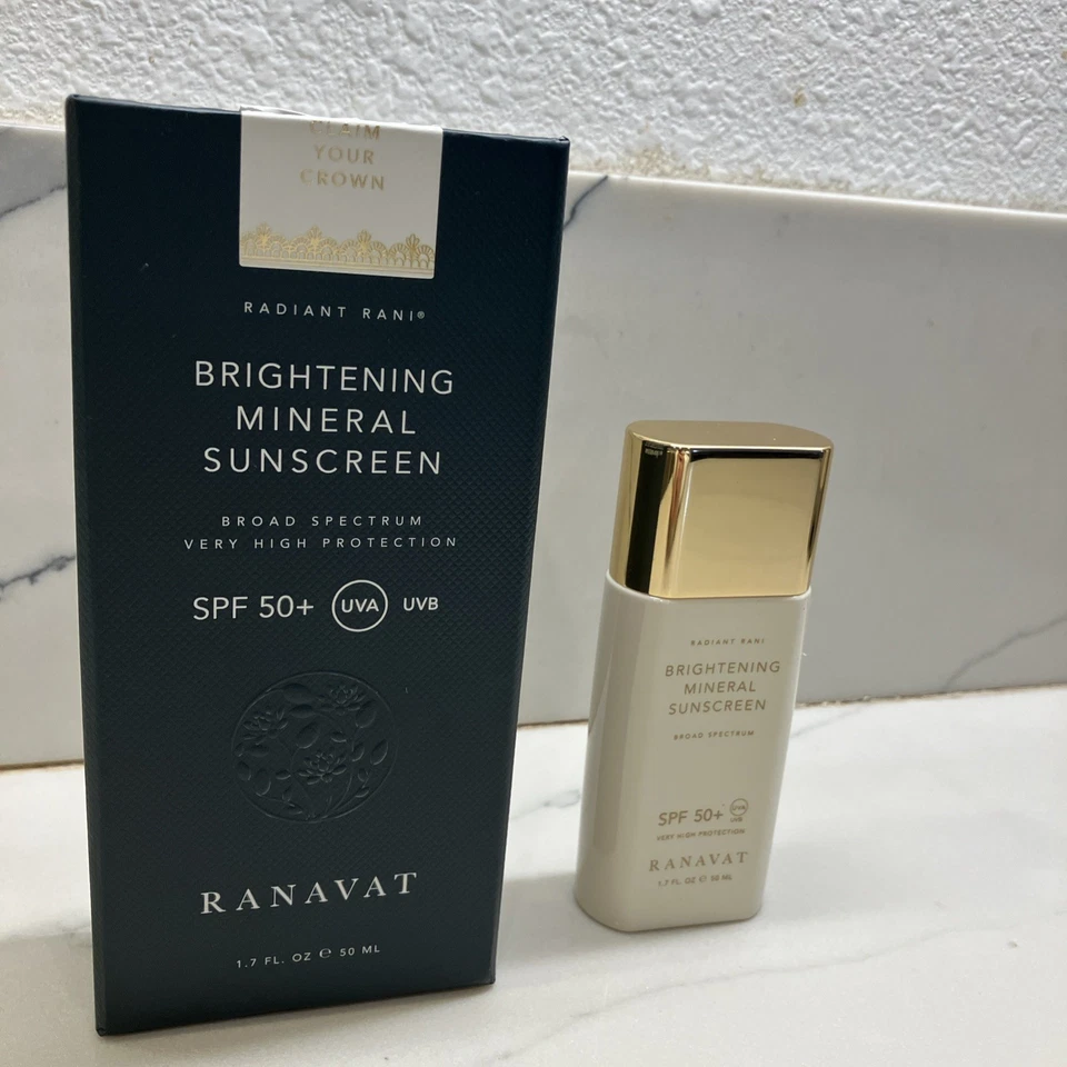 Protector solar mineral iluminador Ranavat 1,7 fl oz ¡Nuevo sellado en caja!! Foto 4 de 4