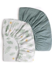 Deppon Muslin Crib Sheet - Set Of Two - Sealed 