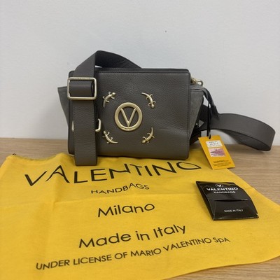 Valentino By Mario Valentino Kiki DG Leather Satchel Women's Black