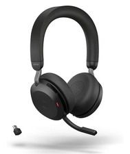 Jabra Evolve2 75 Wireless Headset - Black, USB-C, UC Compatibility