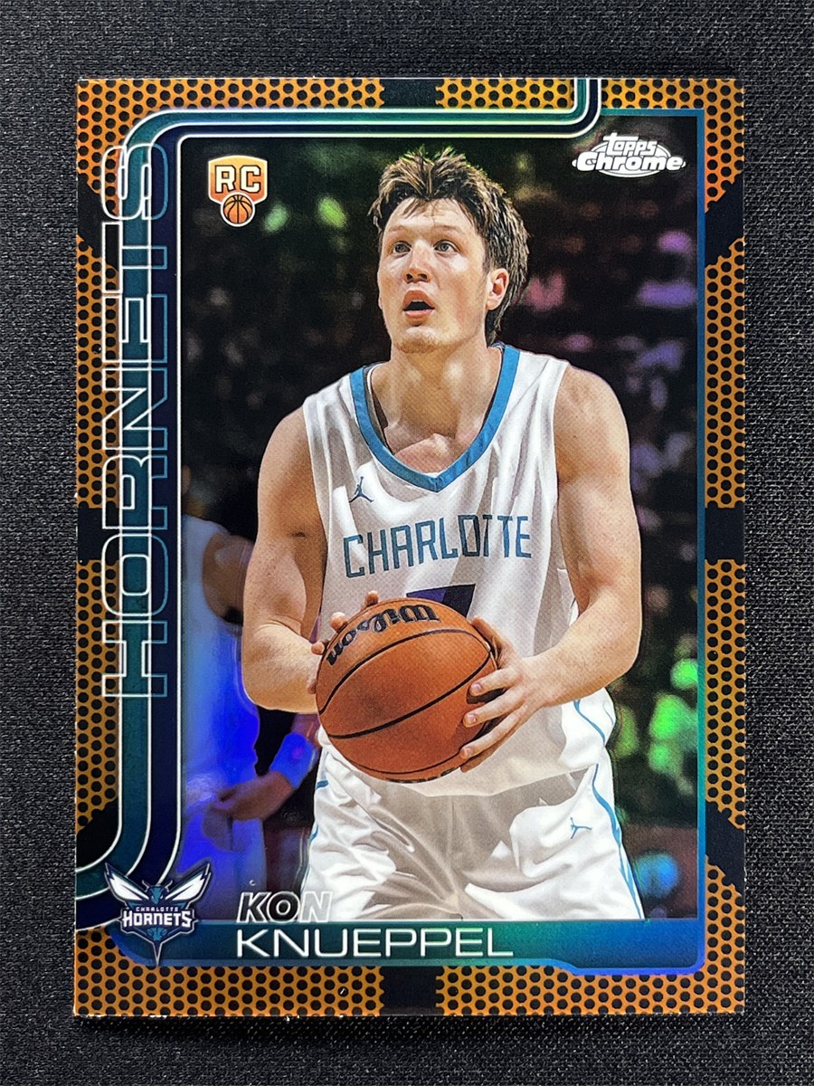 2025-26 Topps Chrome Kon Knueppel #254 Basketball Refractor Rookie RC &04172